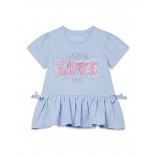 GUESS μπλούζα παιδική κορίτσι K6RI24K6YW4-A732 γαλάζια